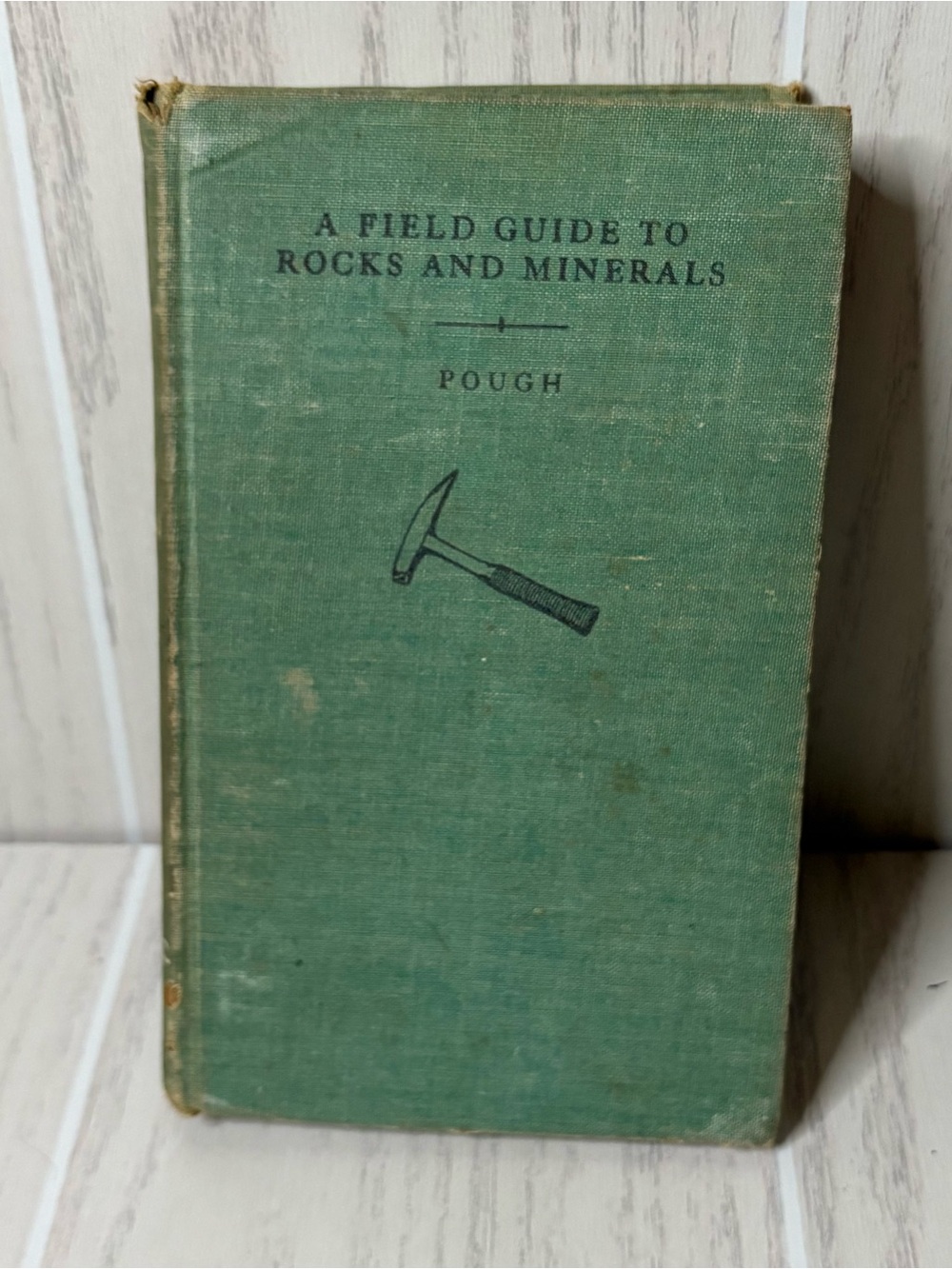 1957 Vintage A Field Guide to Rocks and Minerals by Pough - Green Hardcover